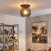 Koyoto Plafoniera, Lampada a sfera 25 cm Grigio fumo, 1-Luce