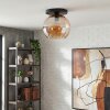 Koyoto Plafoniera, Lampada a sfera 25 cm Ambrato, 1-Luce