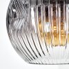 Ripoll Lampadario a sospensione, Lampada a sfera, Lampada a sospensione Chiaro, Grigio fumo, 1-Luce