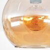 Koyoto Plafoniera, Lampada a sfera 25 cm Ambrato, 1-Luce