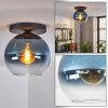 Koyoto Plafoniera, Lampada a sfera 25 cm Blu, Chiaro, 1-Luce