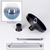 Koyoto Plafoniera, Lampada a sfera 25 cm Blu, Chiaro, 1-Luce