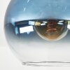 Koyoto Plafoniera, Lampada a sfera 25 cm Blu, Chiaro, 1-Luce