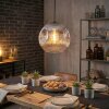 Ripoll Lampadario a sospensione, Lampada a sfera, Lampada a sospensione Chiaro, Grigio fumo, 1-Luce