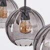 Koyoto Lampadario a sospensione, Lampada a sospensione Grigio fumo, 3-Luci