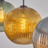 Koyoto Lampadario a sospensione, Lampada a sfera, Lampada a sospensione 30 cm Blu, Oro, Verde, 3-Luci