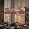 Koyoto Lampadario a sospensione, Lampada a sfera, Lampada a sospensione 30 cm Ramato, 3-Luci