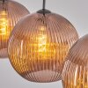 Koyoto Lampadario a sospensione, Lampada a sfera, Lampada a sospensione 30 cm Ramato, 3-Luci