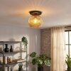 Ripoll Plafoniera, Lampada a sfera Ambrato, 1-Luce