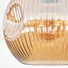 Ripoll Plafoniera, Lampada a sfera Ambrato, 1-Luce