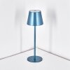 Salgadinho Lampada da tavolo per esterno, Lampada da tavolo LED Blu, 1-Luce
