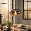 Mertola Lampadario a sospensione, Lampada a sospensione Chiaro, Grigio fumo, 1-Luce