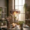 Mertola Lampadario a sospensione, Lampada a sospensione Chiaro, Grigio fumo, 1-Luce