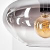 Mertola Lampadario a sospensione, Lampada a sospensione Chiaro, Grigio fumo, 1-Luce