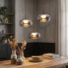 Ironel Lampadario a sospensione, Lampada a sospensione LED Nero, 1-Luce