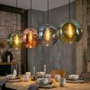 Ripoll Lampadario a sospensione, Lampada a sfera, Lampada a sospensione Blu, Verde, Ramato, 4-Luci