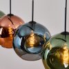 Ripoll Lampadario a sospensione, Lampada a sfera, Lampada a sospensione Blu, Verde, Ramato, 4-Luci