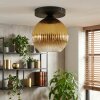 Koyoto Plafoniera, Lampada a sfera 26 cm Oro, Chiaro, 1-Luce