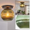 Koyoto Plafoniera, Lampada a sfera 25 cm Verde, 1-Luce