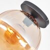 Koyoto Plafoniera, Lampada a sfera 30 cm Ambrato, 1-Luce