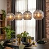 Ripoll Lampadario a sospensione, Lampada a sfera, Lampada a sospensione Grigio fumo, 4-Luci