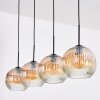 Ripoll Lampadario a sospensione, Lampada a sfera, Lampada a sospensione Ambrato, Chiaro, 4-Luci