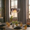Mertola Lampadario a sospensione, Lampada a sospensione Chiaro, Grigio fumo, 1-Luce
