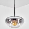 Mertola Lampadario a sospensione, Lampada a sospensione Chiaro, Grigio fumo, 1-Luce