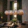 Ripoll Lampadario a sospensione, Lampada a sfera, Lampada a sospensione Cromo, Grigio fumo, 4-Luci
