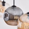 Ripoll Lampadario a sospensione, Lampada a sfera, Lampada a sospensione Ambrato, Chiaro, Grigio fumo, 4-Luci