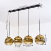 Ripoll Lampadario a sospensione, Lampada a sfera, Lampada a sospensione Oro, Chiaro, 4-Luci