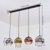 Ripoll Lampadario a sospensione, Lampada a sfera, Lampada a sospensione Cromo, Oro, Chiaro, Ramato, Grigio fumo, 4-Luci