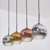 Ripoll Lampadario a sospensione, Lampada a sfera, Lampada a sospensione Cromo, Oro, Chiaro, Ramato, Grigio fumo, 4-Luci