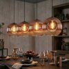 Ripoll Lampadario a sospensione, Lampada a sfera, Lampada a sospensione Chiaro, Ramato, 4-Luci