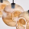 Ripoll Lampadario a sospensione, Lampada a sfera, Lampada a sospensione Ambrato, 3-Luci
