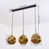 Ripoll Lampadario a sospensione, Lampada a sfera, Lampada a sospensione Oro, 3-Luci