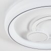 Rarel Plafoniera LED Bianco, 1-Luce