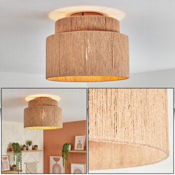 Rivan Plafoniera Beige, 1-Luce