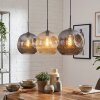 Ripoll Lampadario a sospensione, Lampada a sfera, Lampada a sospensione Ambrato, Grigio fumo, 3-Luci