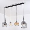 Ripoll Lampadario a sospensione, Lampada a sfera, Lampada a sospensione Ambrato, Chiaro, Grigio fumo, 4-Luci