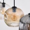Ripoll Lampadario a sospensione, Lampada a sfera, Lampada a sospensione Ambrato, Chiaro, Grigio fumo, 4-Luci