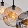 Ripoll Lampadario a sospensione, Lampada a sfera, Lampada a sospensione Ambrato, Chiaro, Grigio fumo, 4-Luci