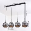 Ripoll Lampadario a sospensione, Lampada a sfera, Lampada a sospensione Grigio fumo, 4-Luci