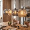 Ripoll Lampadario a sospensione, Lampada a sfera, Lampada a sospensione Ambrato, Grigio fumo, 4-Luci