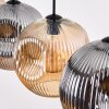 Ripoll Lampadario a sospensione, Lampada a sfera, Lampada a sospensione Ambrato, Grigio fumo, 4-Luci