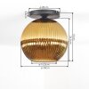 Koyoto Plafoniera, Lampada a sfera 30 cm Oro, 1-Luce