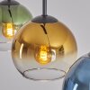 Koyoto Lampadario a sospensione, Lampada a sfera, Lampada a sospensione Blu, Oro, Verde, Chiaro, 3-Luci