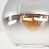 Koyoto Plafoniera, Lampada a sfera 30 cm Chiaro, Grigio fumo, 1-Luce