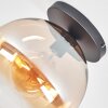 Koyoto Plafoniera, Lampada a sfera 30 cm Ambrato, Chiaro, 1-Luce