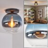 Koyoto Plafoniera, Lampada a sfera 30 cm Blu, Chiaro, 1-Luce